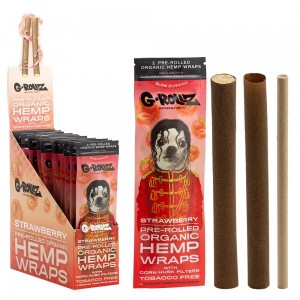 G-ROLLZ | 2x Flavored Pre-Rolled Hemp Wraps - 15pk Display/ 30 Wraps [PR1520]